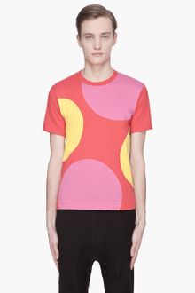 Comme Des Garçons Red Polka Dot Cotton Jersey T-shirt - Lyst