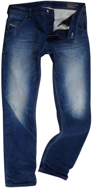 Diesel Krooley 811p Regular Slim Carrot Jeans - Lyst