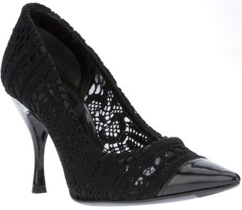 Dolce & Gabbana Pointed Toe Pump - Lyst