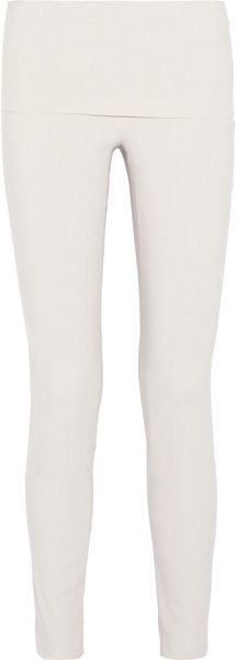 Donna Karan New York Stretch Linen-Blend Skinny Pants - Lyst