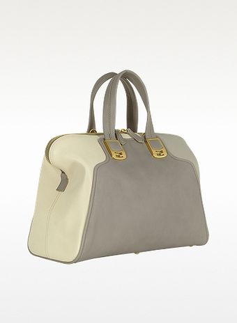 Fendi Colorblock Chameleon Leather Satchel - Lyst