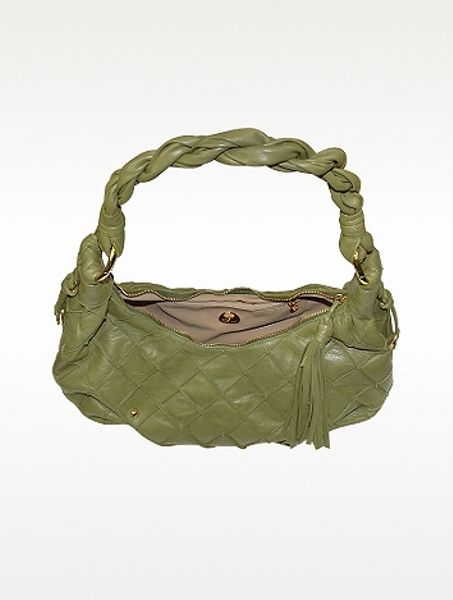 fontanelli olive green quilted nappa leather east west fontanelli olive green quilted nappa leather east west