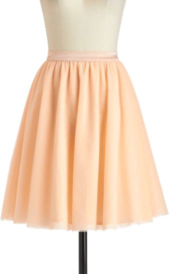 ModCloth Turning in Tulle Skirt - Lyst