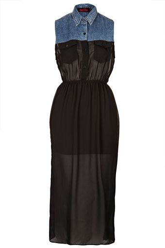 Topshop Shelley Dress By Motel - Lyst