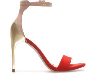 Zara Combination High Heel Sandal - Lyst