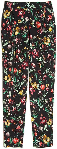 3.1 Phillip Lim Flower Print Classic Pant - Lyst