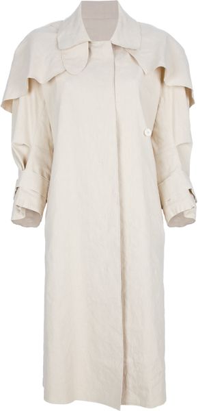 Acne Lake Light Trench Coat - Lyst