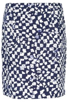 Jil Sander Flare Panel Printed Skirt - Lyst