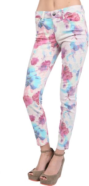 Joe's Jeans Print Jean in Ink Rose - Lyst
