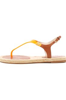 Kors By Michael Kors Stephy Pvcleather Thong Sandal - Lyst