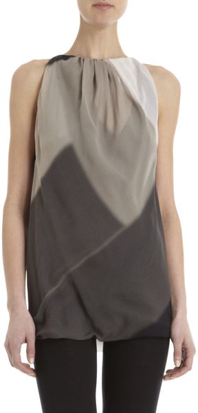 Rick Owens Fading Abstract Print Sleeveless Top - Lyst