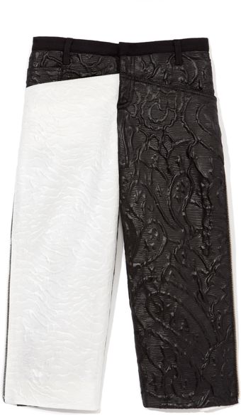 Rodarte Black White Shorts - Lyst