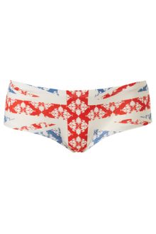 Topshop Union Jack Cheeky Pants - Lyst