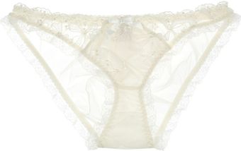 Agent Provocateur Petronella Stretchmesh and Satin Briefs - Lyst