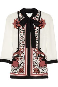 Alice By Temperley Nijinsky Printed Silk Top - Lyst