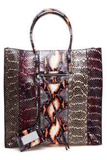 Balenciaga Papier Python Printed Leather Tote Bag - Lyst