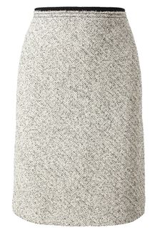 Carven Virgin Wool Tweed Miniskirt - Lyst