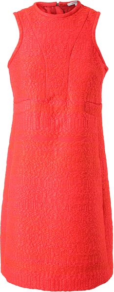Carven Woven Raffia Dress - Lyst