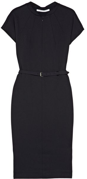 Diane Von Furstenberg Maizah Belted Ribbedjersey Dress - Lyst
