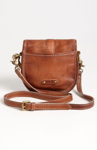 Frye Campus Mini Crossbody Bag in Brown (saddle)
