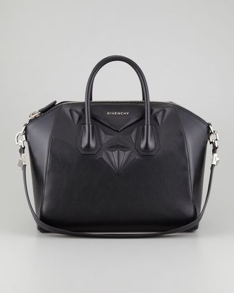 Givenchy Antigona 3d Stud Medium Satchel Bag Black - Lyst