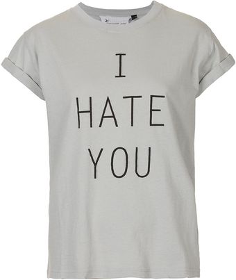 I I Hate You Tee By Tee and Cake - Lyst
