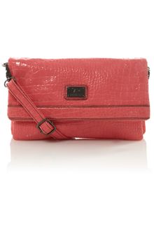 Kenneth Cole Reaction Mercer Street Croc Crossbody Bag - Lyst