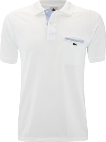 Lacoste Polo Shirt with Chest Pocket Detail - Lyst