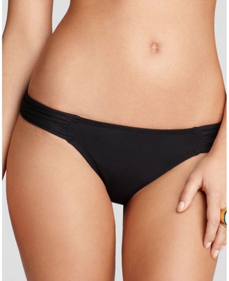 L space Foxy Tab Full Bikini Bottom In Black Lyst