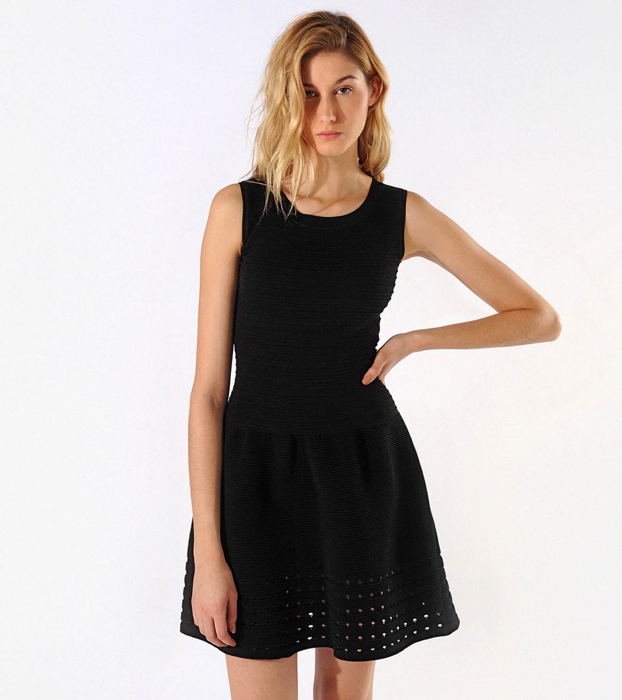 maje amelia dress in black lyst maje amelia dress in black lyst