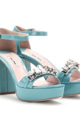 Miu Miu Patent Leather Platform Mary-janes