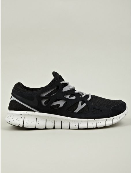 Nike Mens Black Free Run2 Ext Sneaker in Black for Men | Lyst
