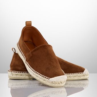 Ralph Lauren Bowsworth Suede Espadrille - Lyst