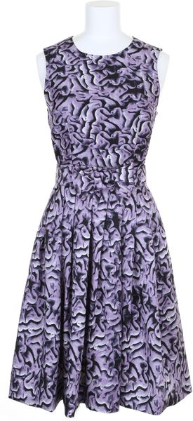Rodarte Dress in Print Silk - Lyst