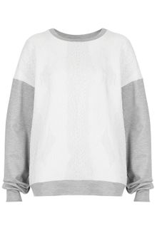 Topshop Snake Sweat  - Lyst