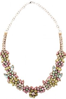 Valentino Crystal Bead Embellished Necklace - Lyst