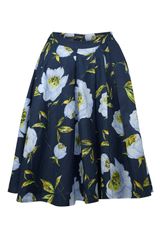 French Connection Spring Bloom Flared Skirt