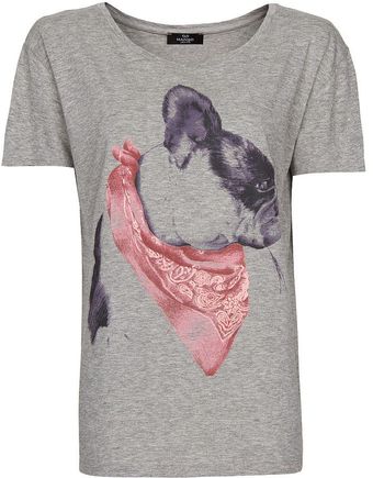 Mango Printed Illustration T-Shirt - Lyst