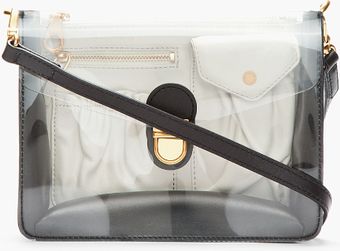 Marc By Marc Jacobs Black Cross Body Clearly Colorblocked Messenger Bag - Lyst