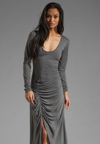 Saint Grace Micro Stripe Maxi Dress - Lyst