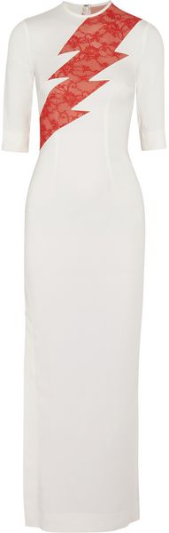 Alessandra Rich Thunderbolt Stretchcady Gown - Lyst
