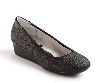 Anne Klein Dax Glitter Wedge Pumps - Lyst