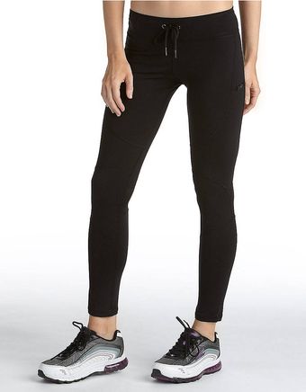 Calvin Klein Drawstring Stretch Leggings - Lyst