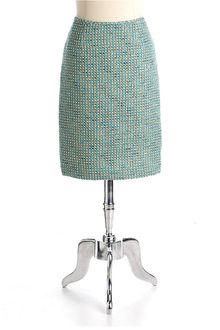 Calvin Klein Lurex Tweed Pencil Skirt - Lyst