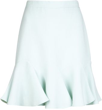 Carven Double Crepe Skirt - Lyst