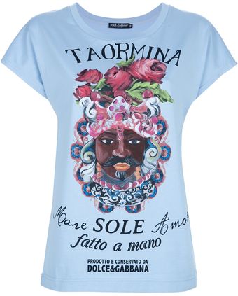 Dolce & Gabbana Printed T-Shirt - Lyst
