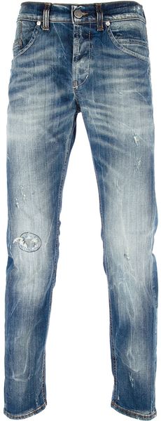 Dondup Slim Stonewashed Jean - Lyst