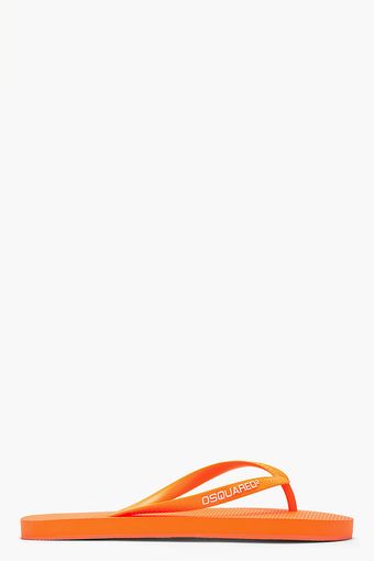 DSquared2 Neon Orange Classic Flipflops - Lyst