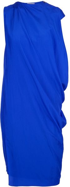Lanvin Asymmetric Dress - Lyst