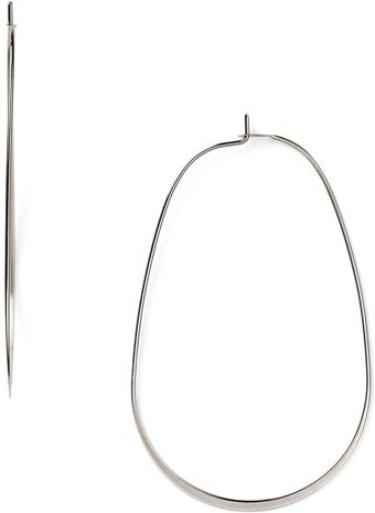 Michael Kors Large Orbital Whisper Hoops - Lyst
